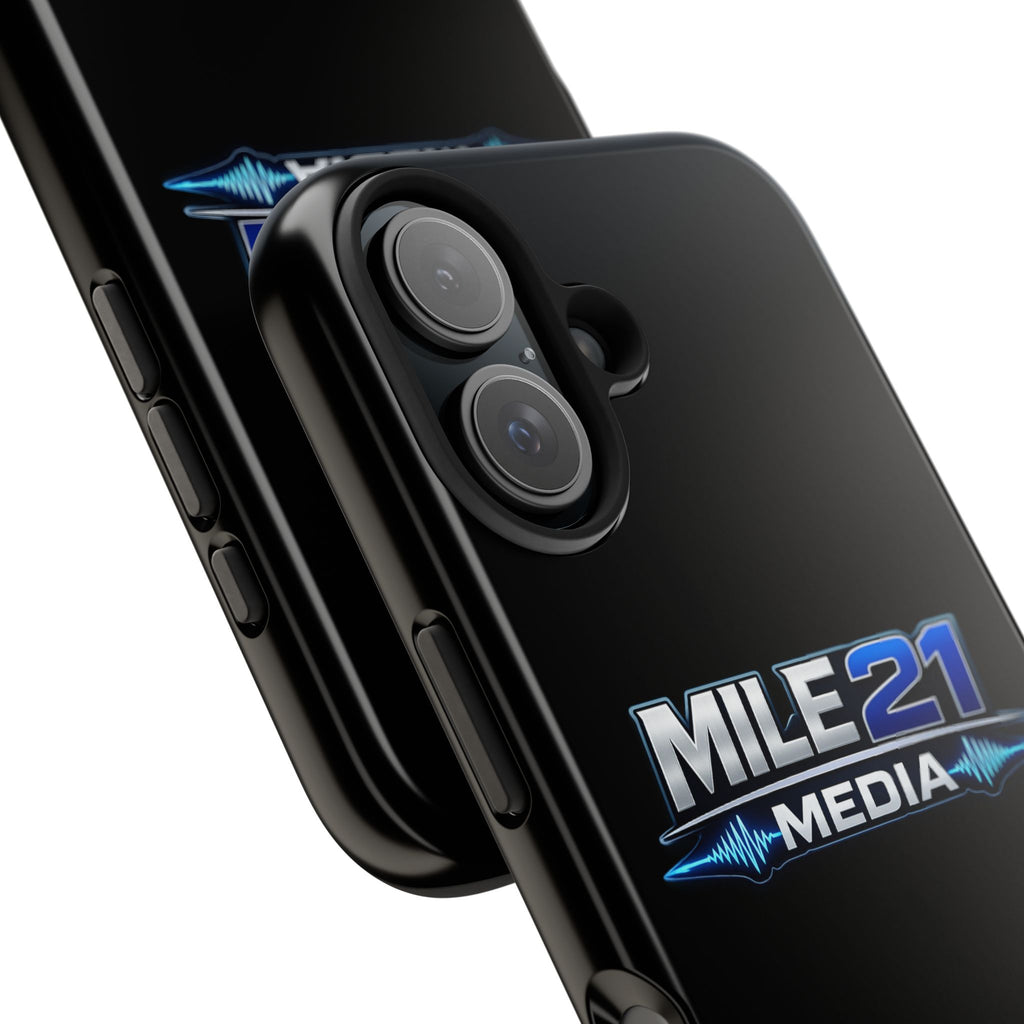 Mile21 Media Tough Phone Case — Protective Slim Shockproof Cover with Logo