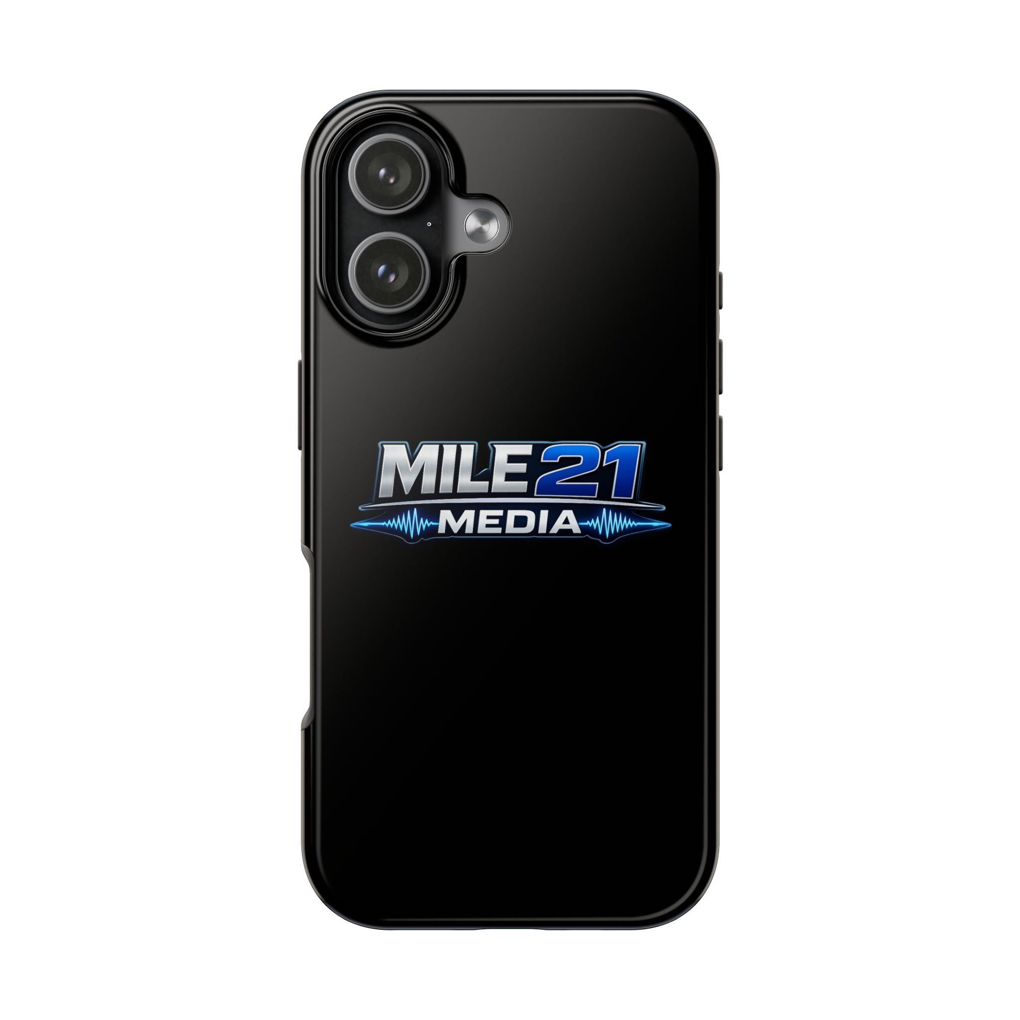 Mile21 Media Tough Phone Case — Protective Slim Shockproof Cover with Logo
