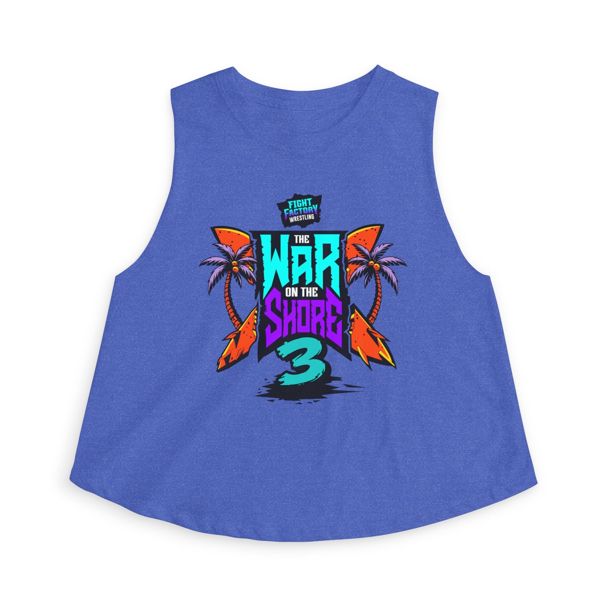 War On The Shore 3 Women's Crop /Razor Back Shirt