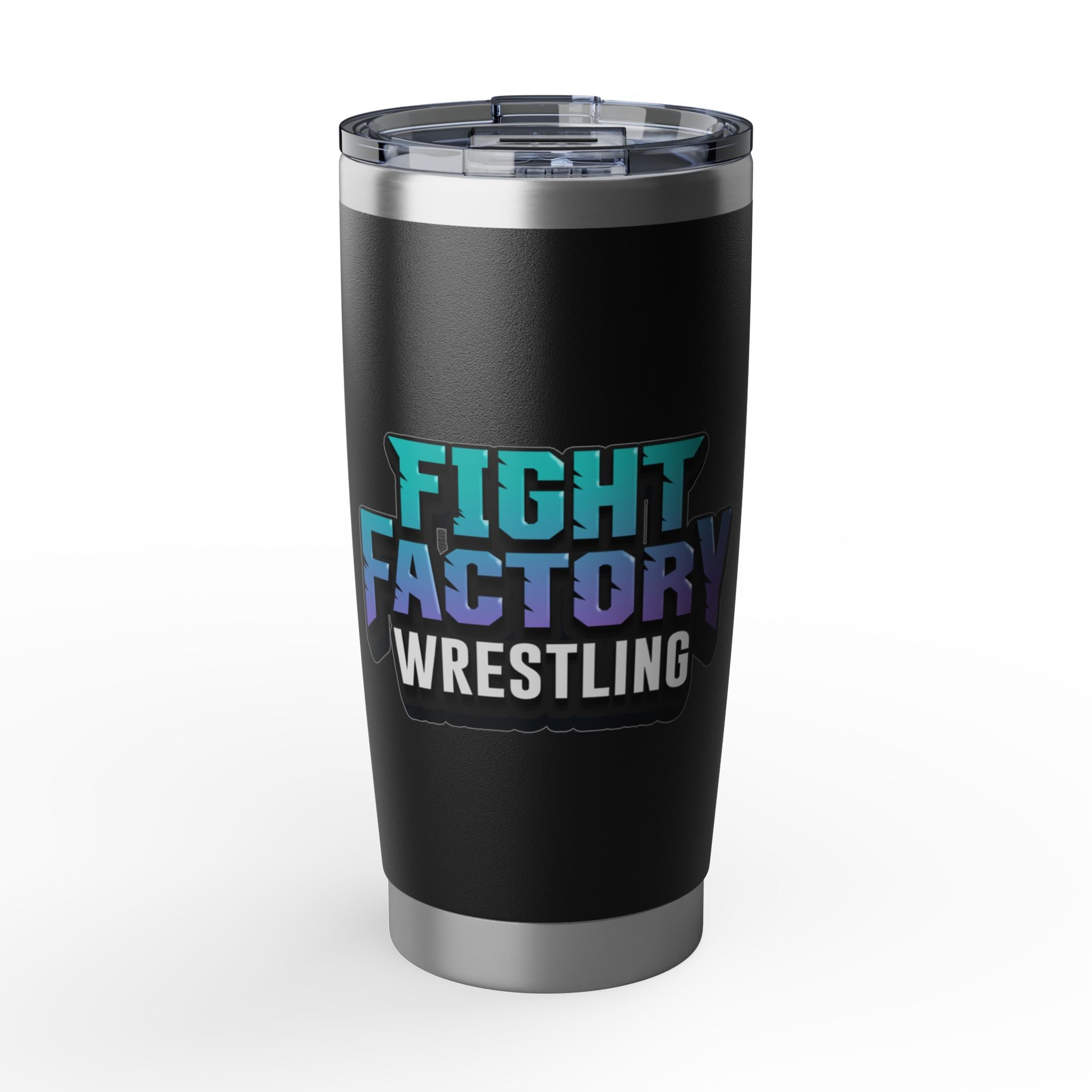Fight Factory Wrestling 20oz Tumbler – Insulated Stainless Travel Cup