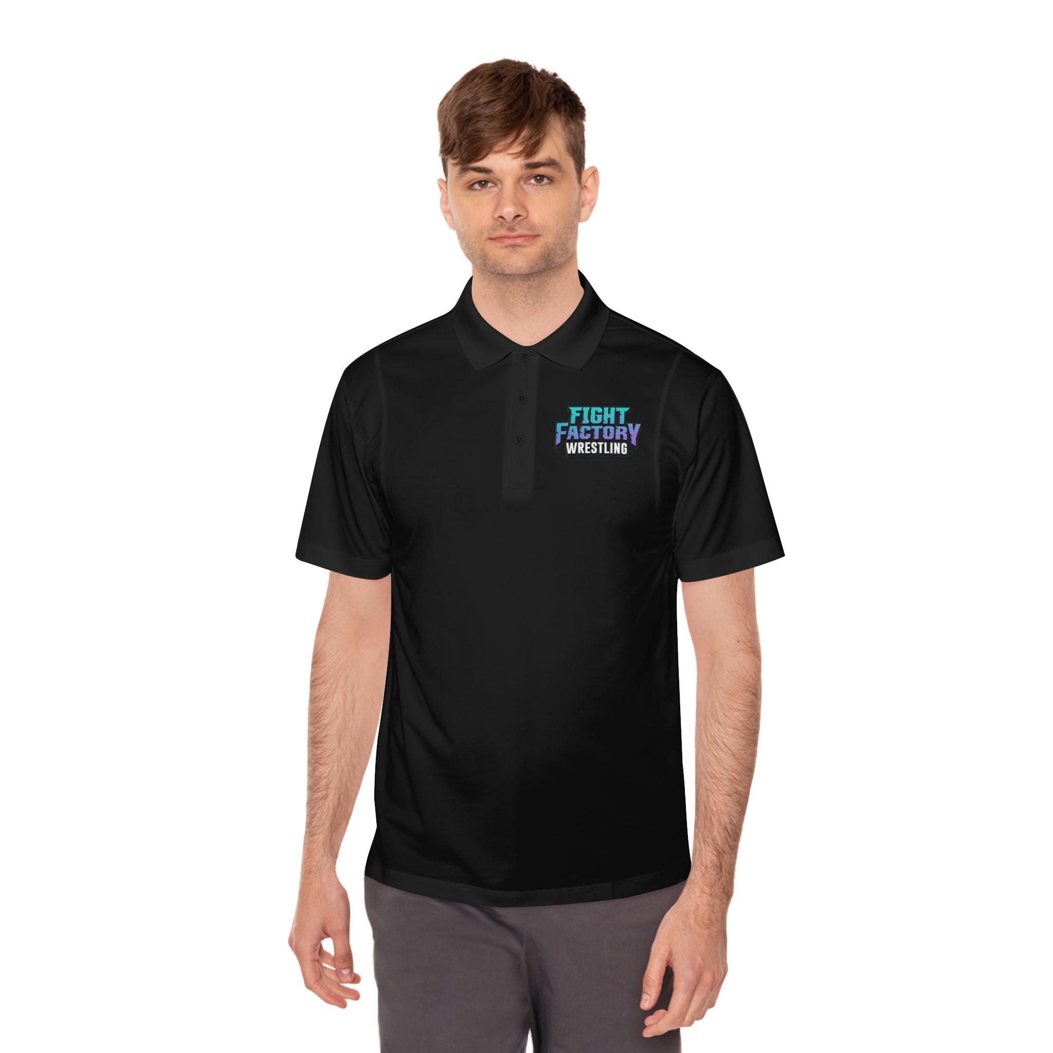 Fight Factory Wrestling Polo Shirt – Men's Athletic Sport Polo