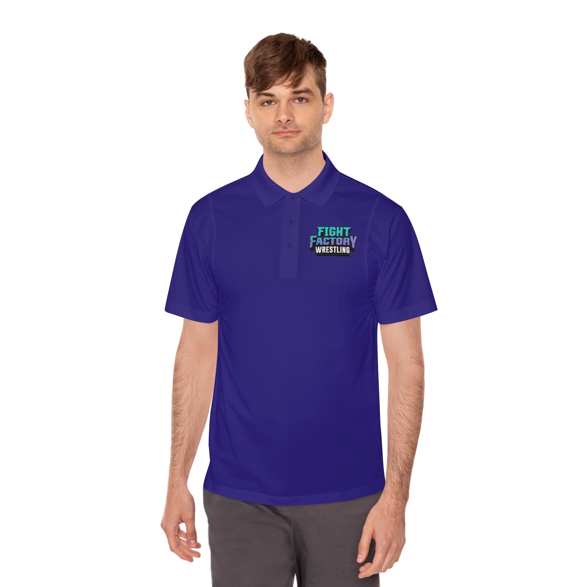 Fight Factory Wrestling Polo Shirt – Men's Athletic Sport Polo