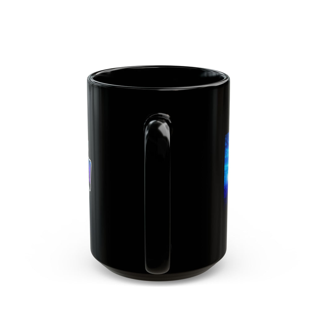 Fight Factory Wrestling & War On Shore 3 Logo Mug — Black Coffee Cup (11oz & 15oz)