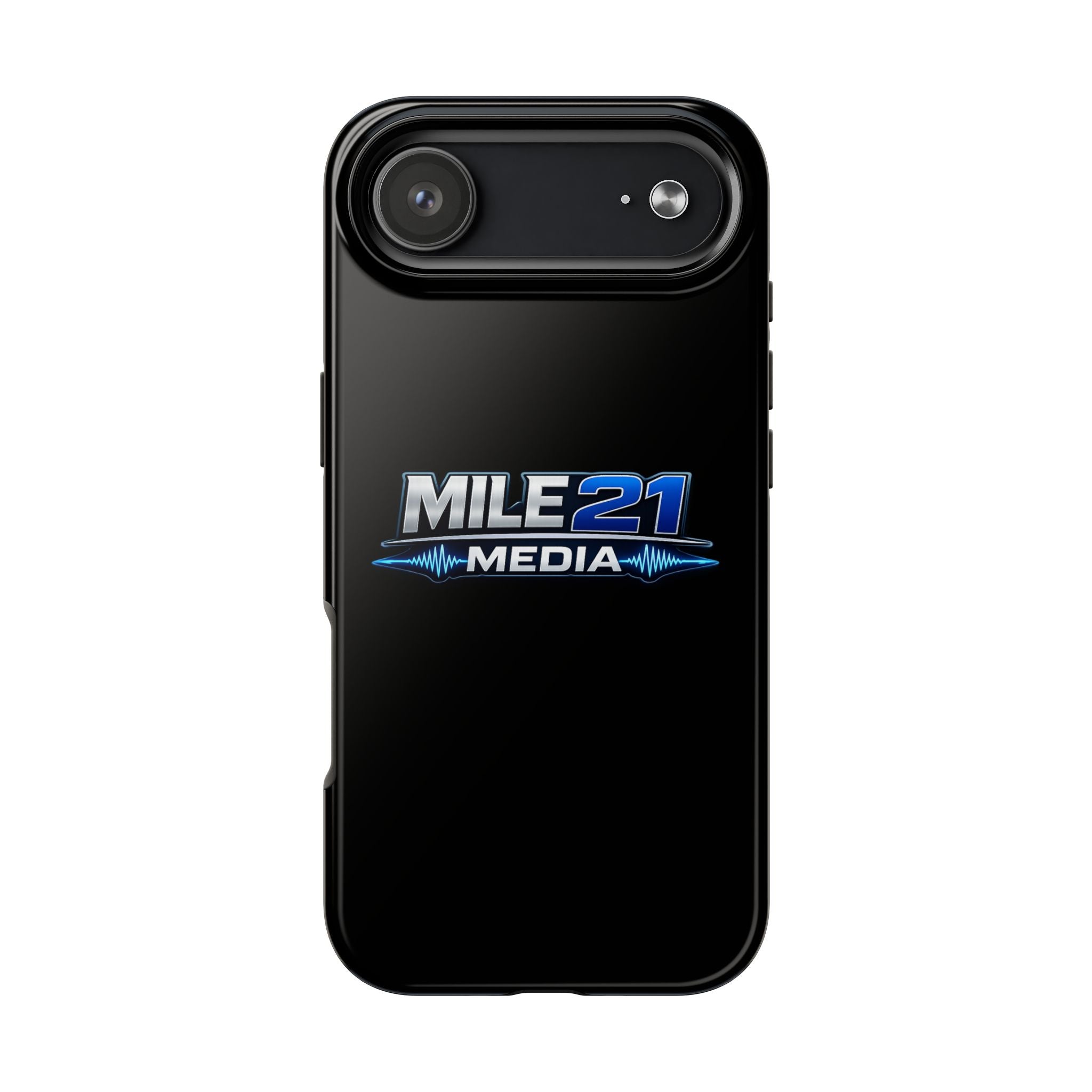 Mile21 Media Tough Phone Case — Protective Slim Shockproof Cover with Logo