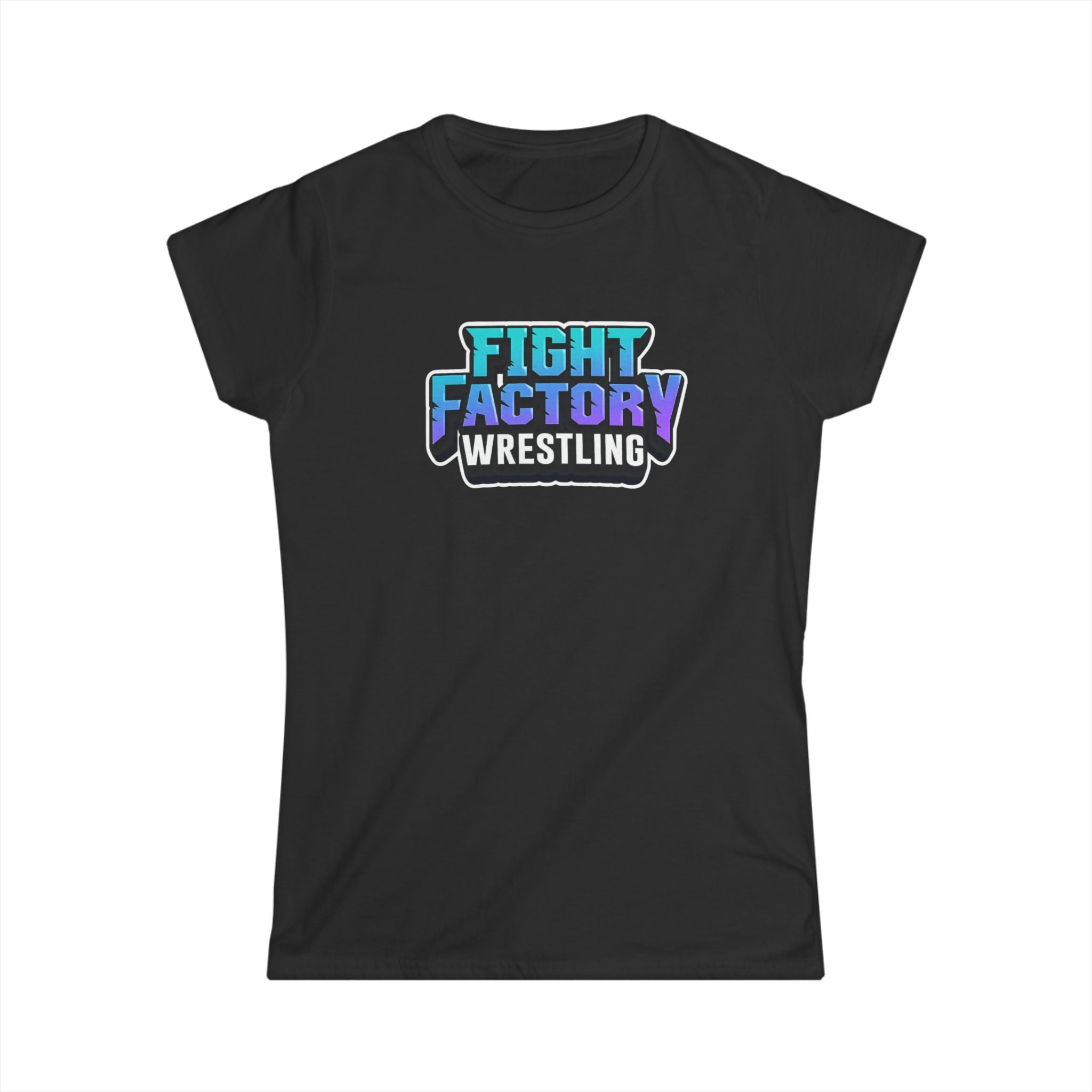 Fight Factory Wrestling Women's Logo Tee — Lightweight Branded Crewneck