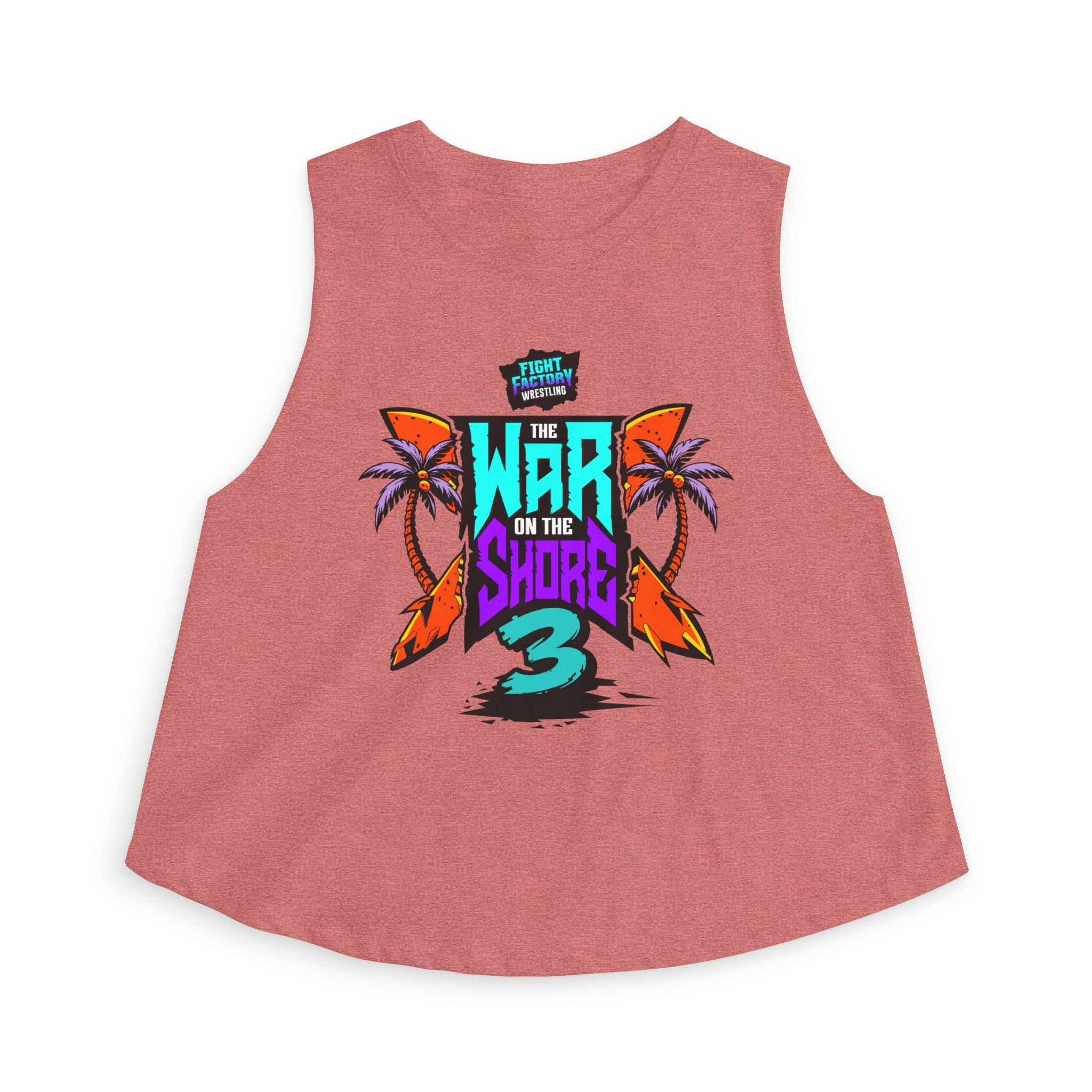 War On The Shore 3 Women's Crop /Razor Back Shirt