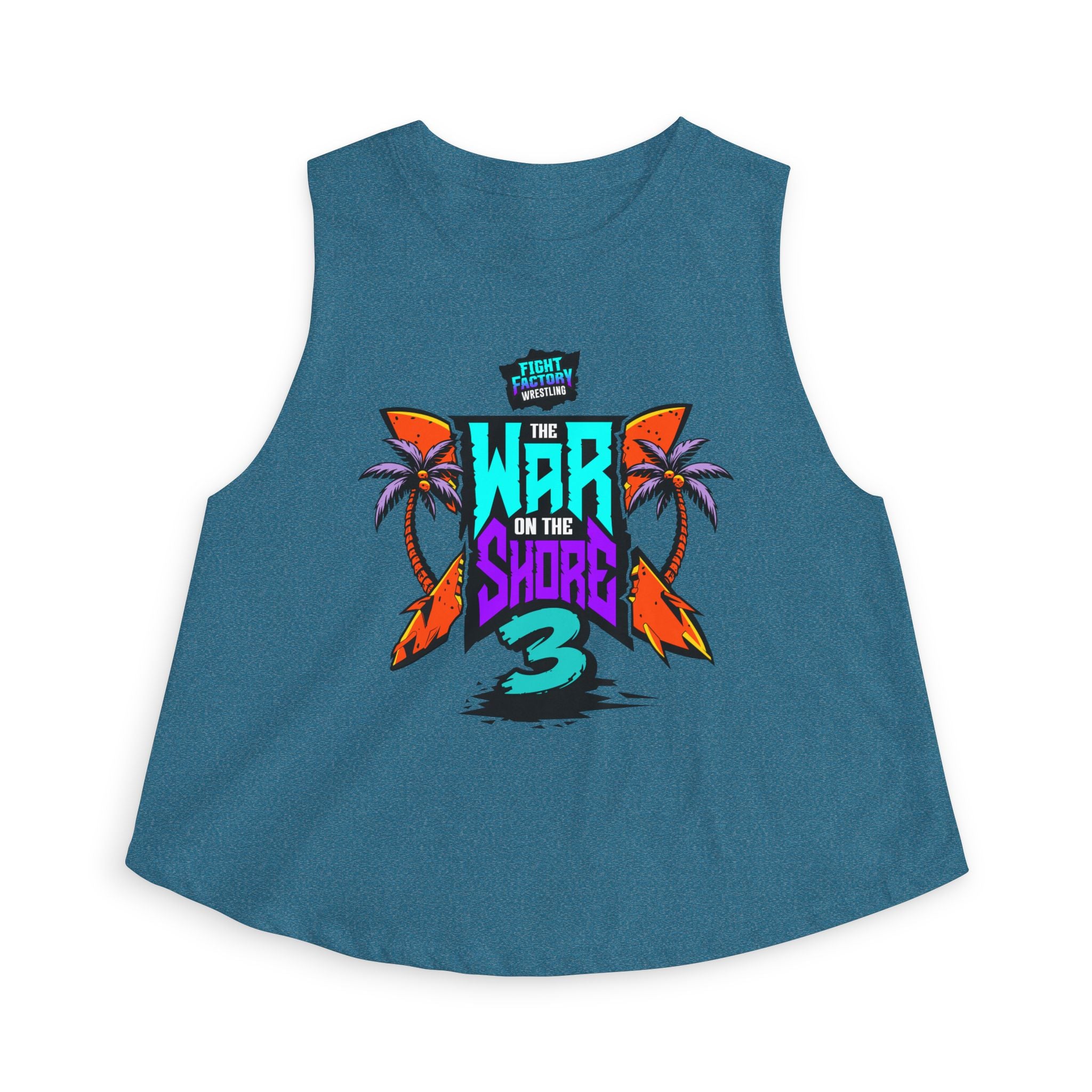 War On The Shore 3 Women's Crop /Razor Back Shirt