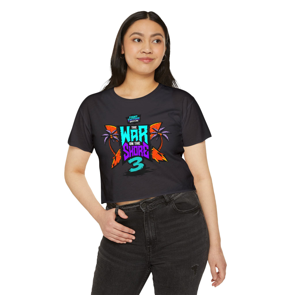 War On The Shore 3 - Women's Crop Top with Short Sleeves