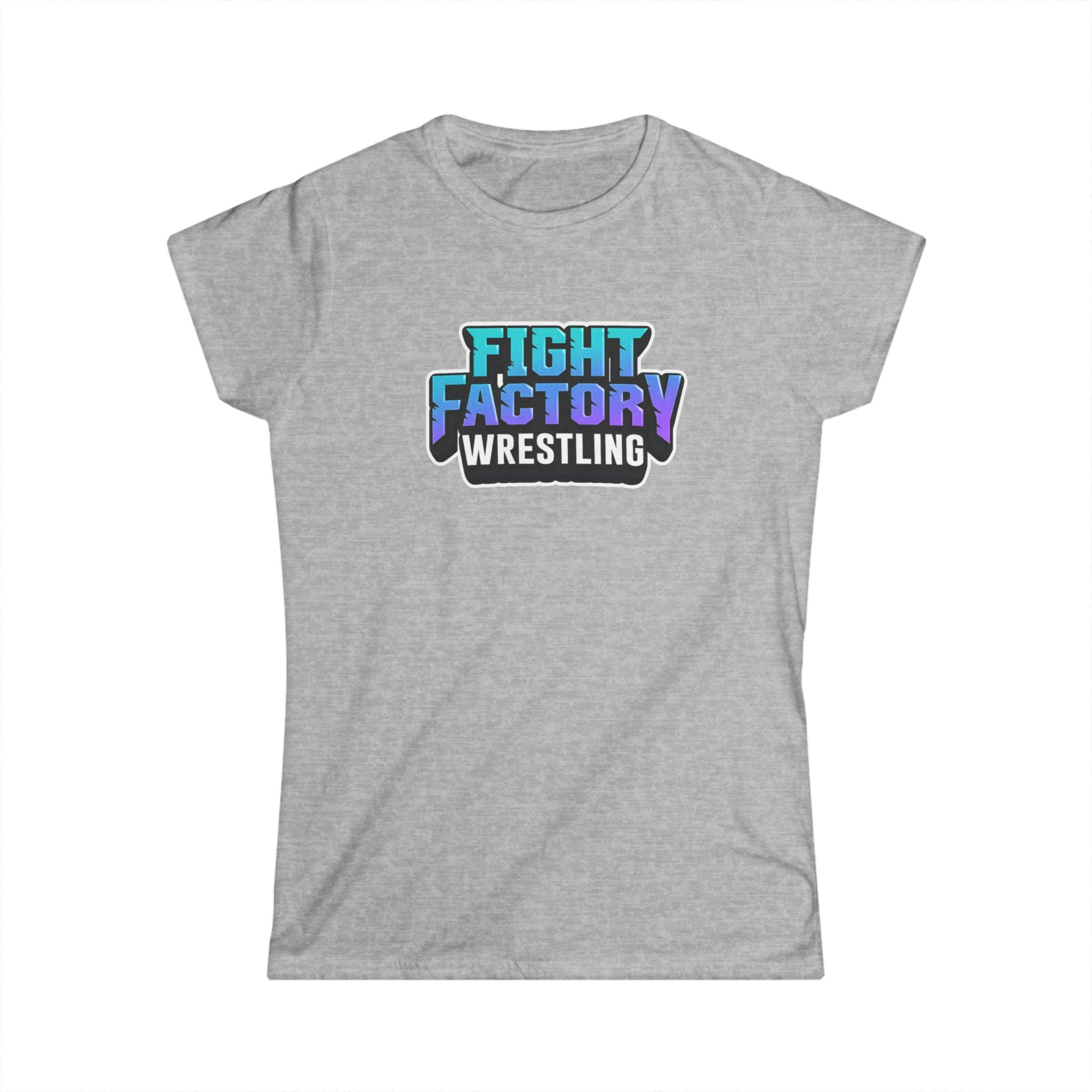 Fight Factory Wrestling Women's Logo Tee — Lightweight Branded Crewneck