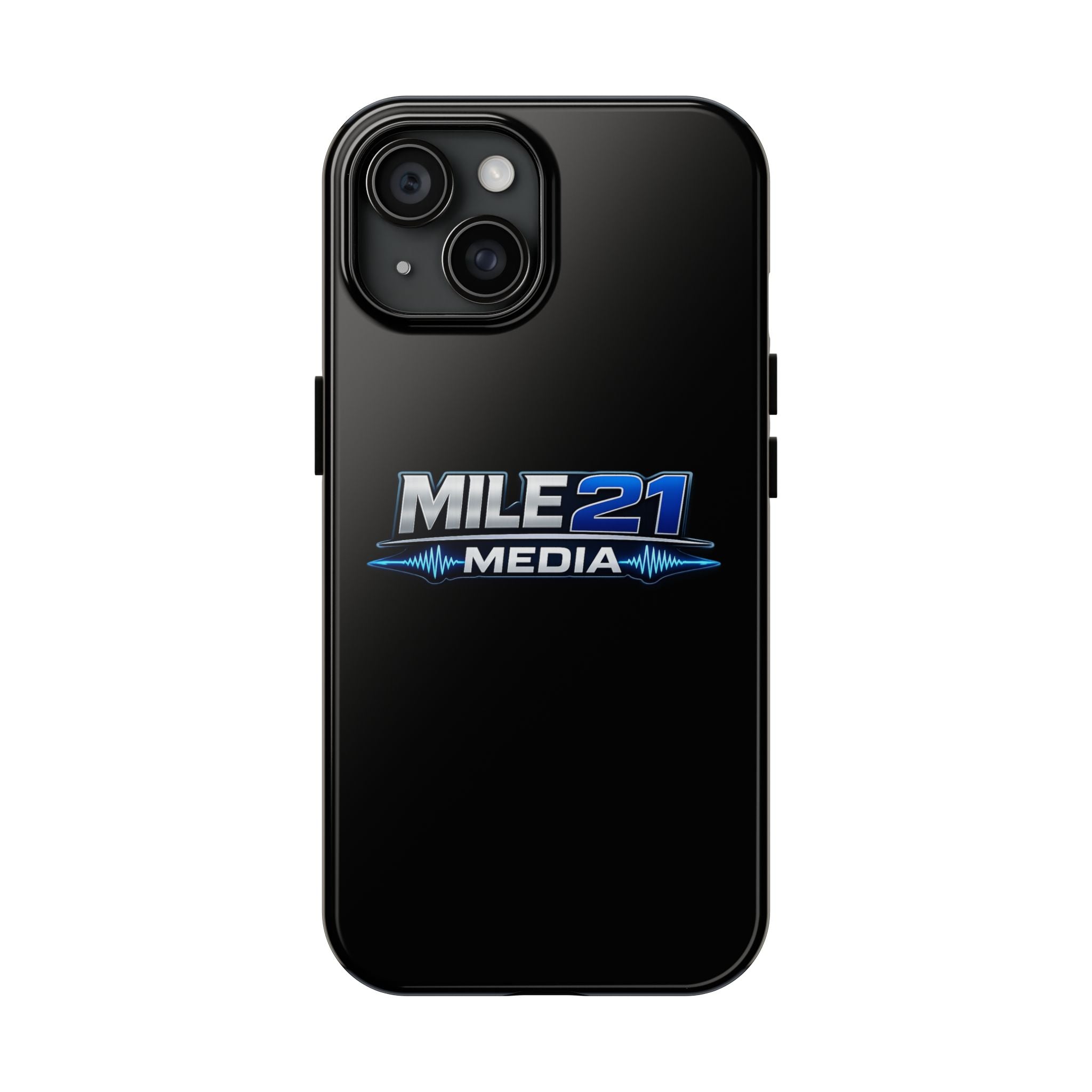Mile21 Media Tough Phone Case — Protective Slim Shockproof Cover with Logo