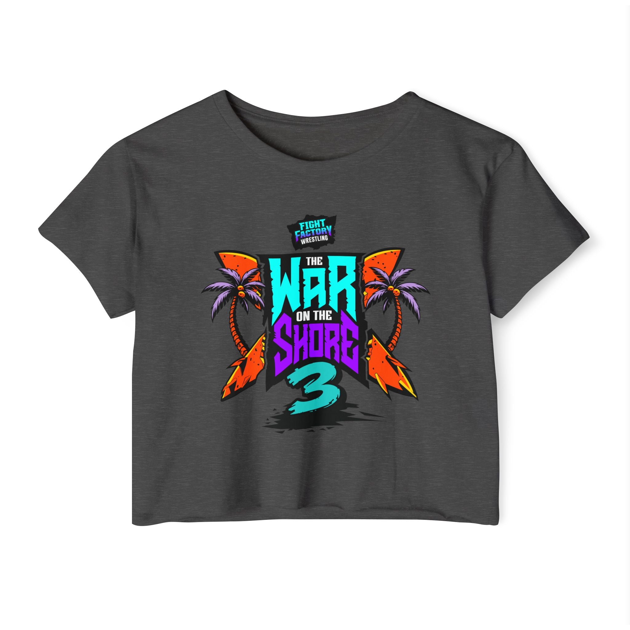War On The Shore 3 - Women's Crop Top with Short Sleeves