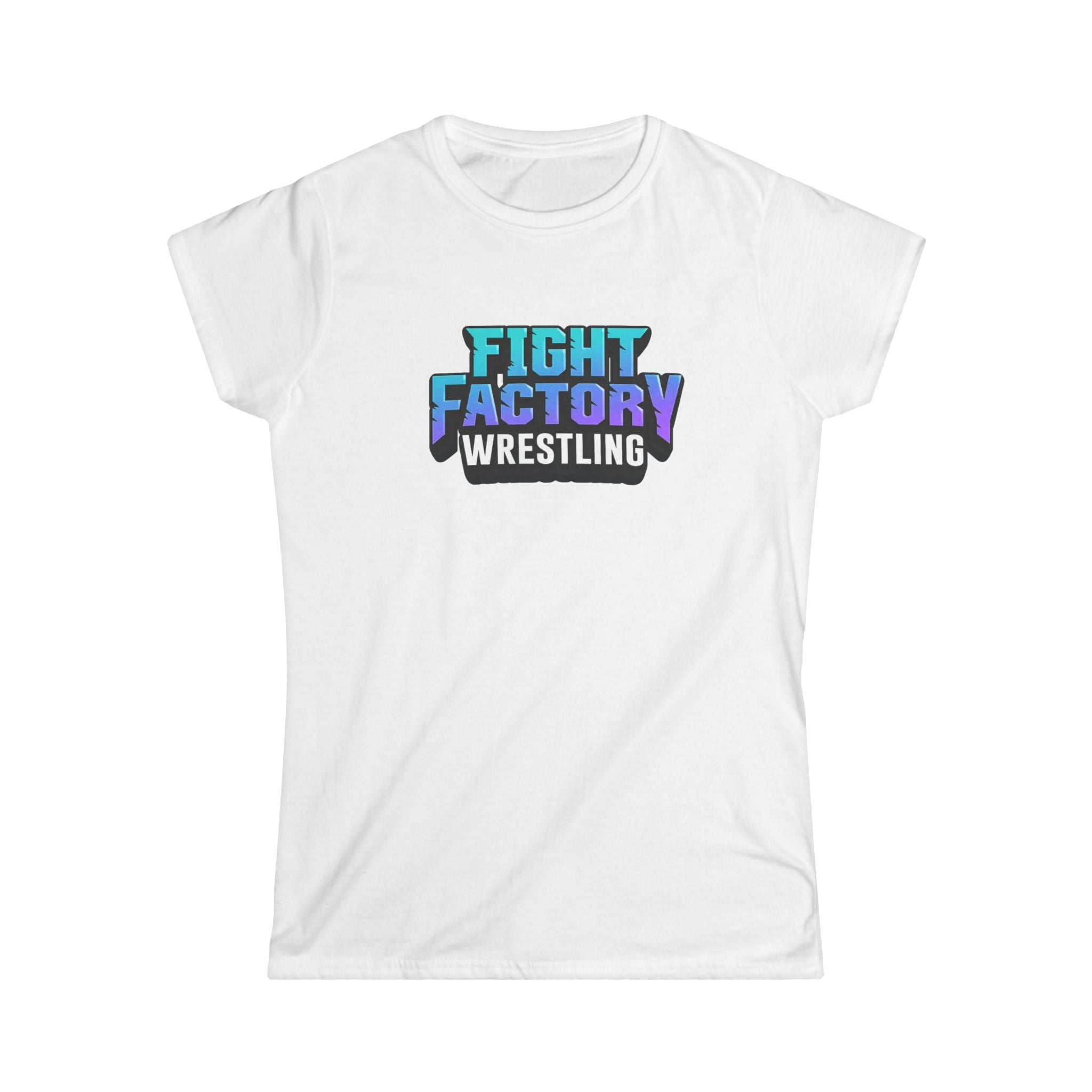 Fight Factory Wrestling Women's Logo Tee — Lightweight Branded Crewneck
