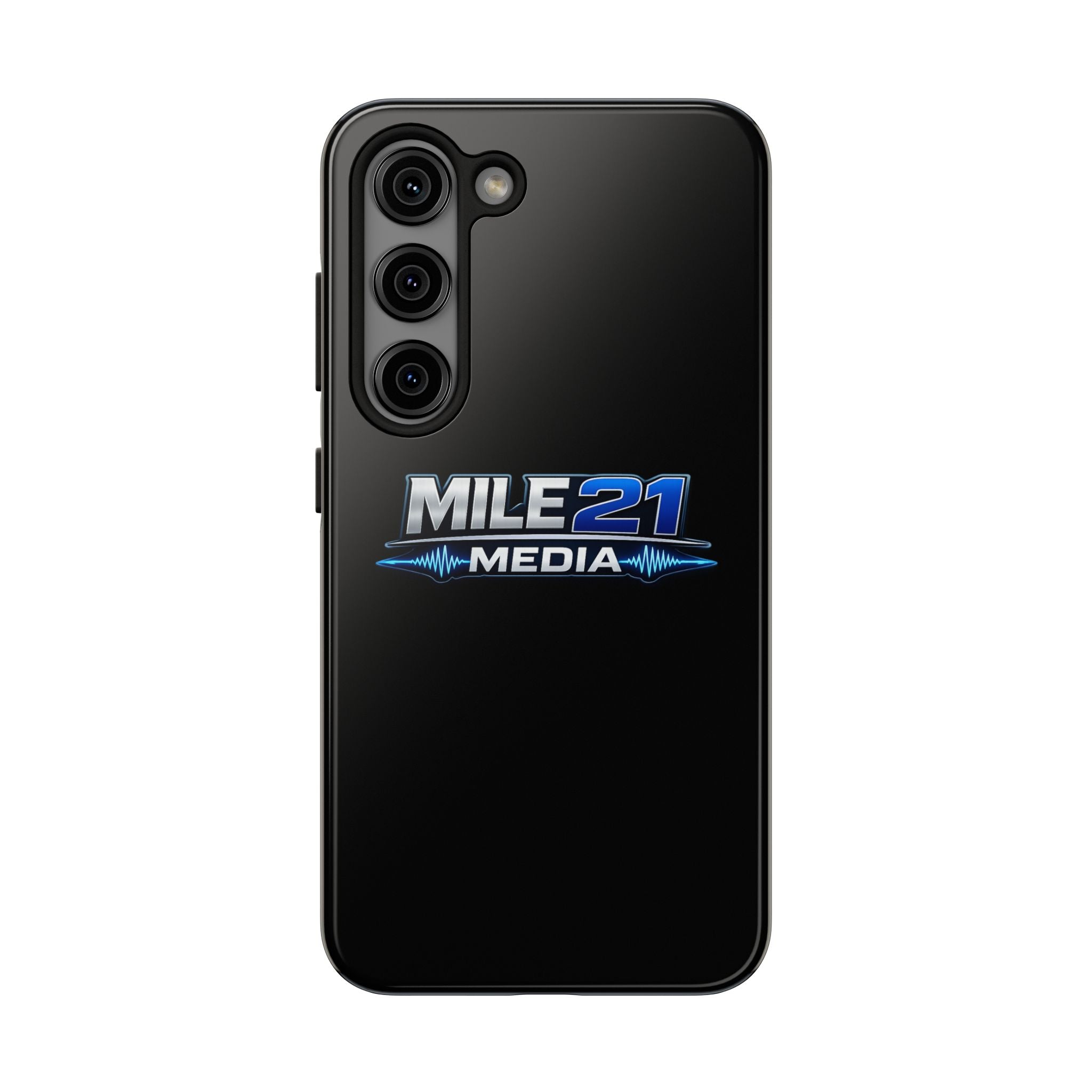 Mile21 Media Tough Phone Case — Protective Slim Shockproof Cover with Logo