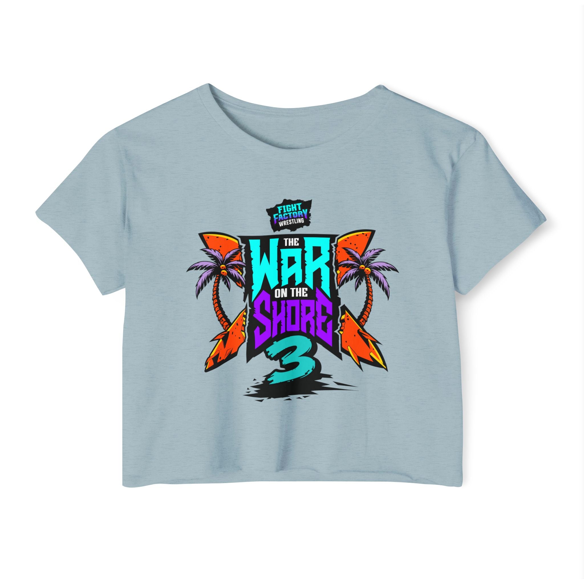 War On The Shore 3 - Women's Crop Top with Short Sleeves