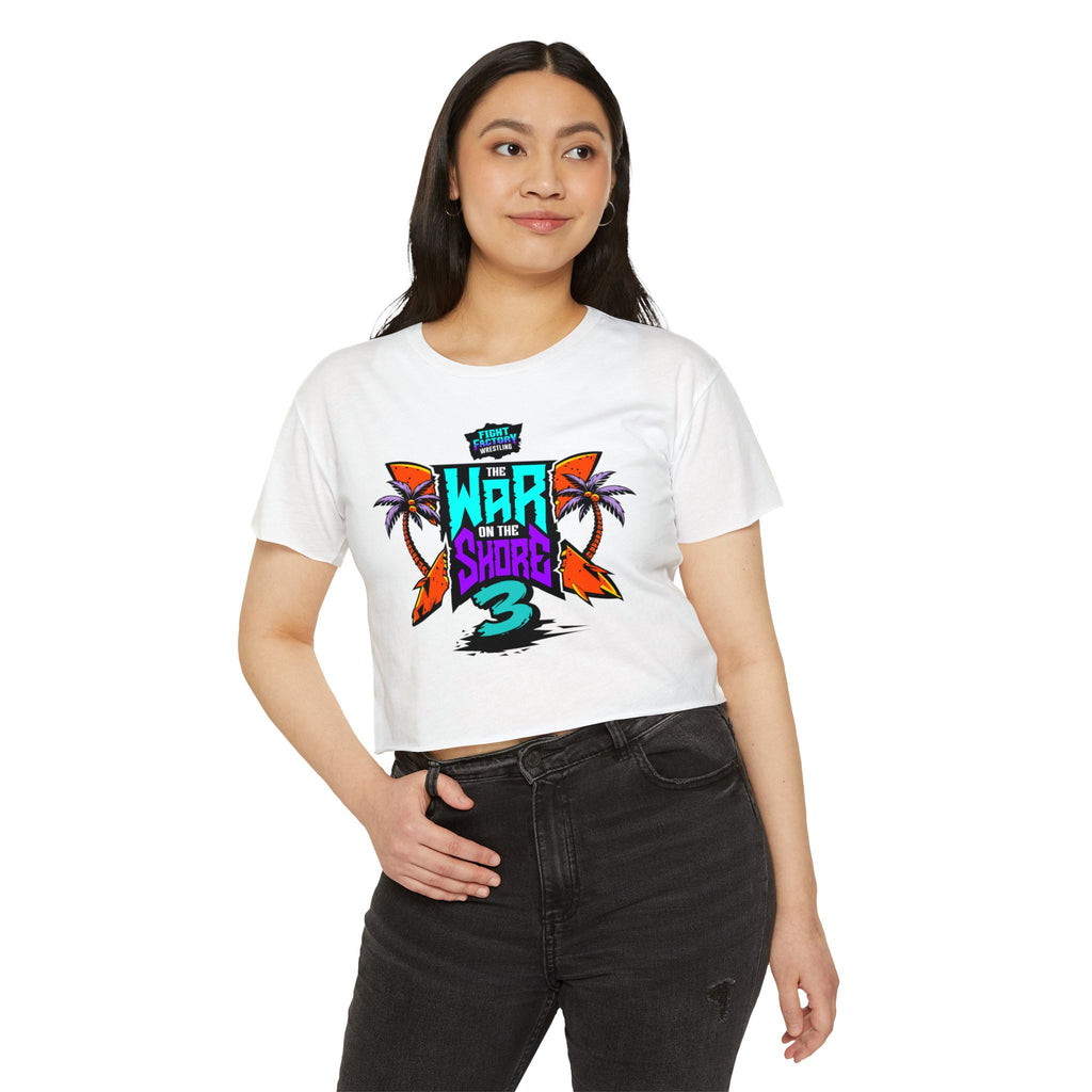 War On The Shore 3 - Women's Crop Top with Short Sleeves