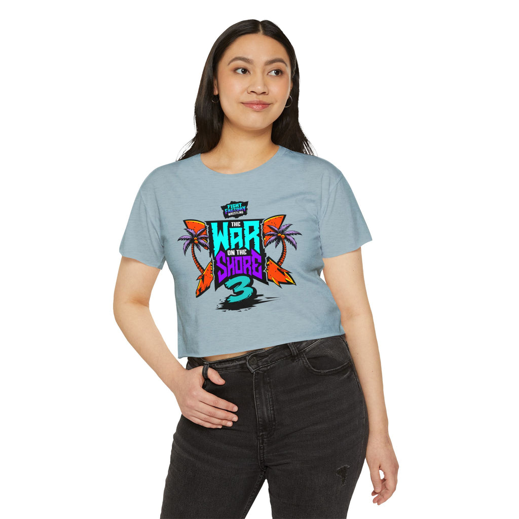 War On The Shore 3 - Women's Crop Top with Short Sleeves