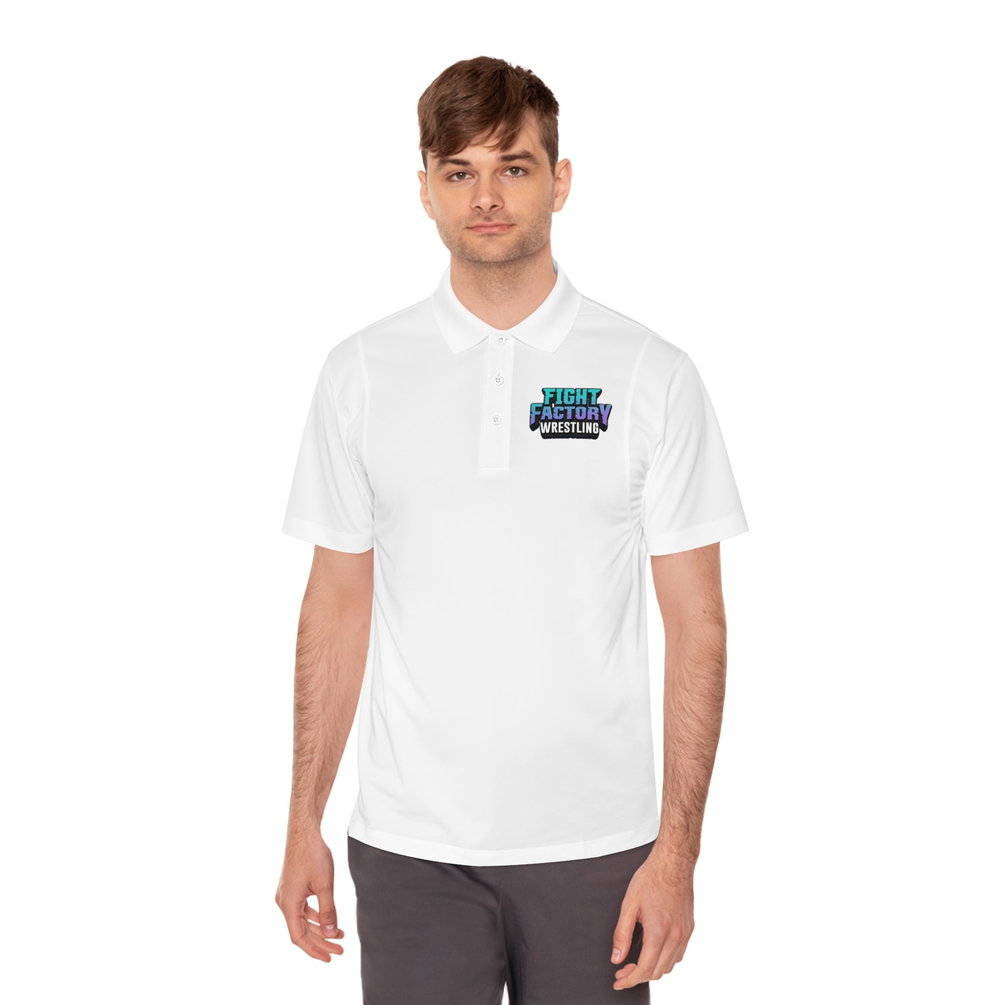 Fight Factory Wrestling Polo Shirt – Men's Athletic Sport Polo