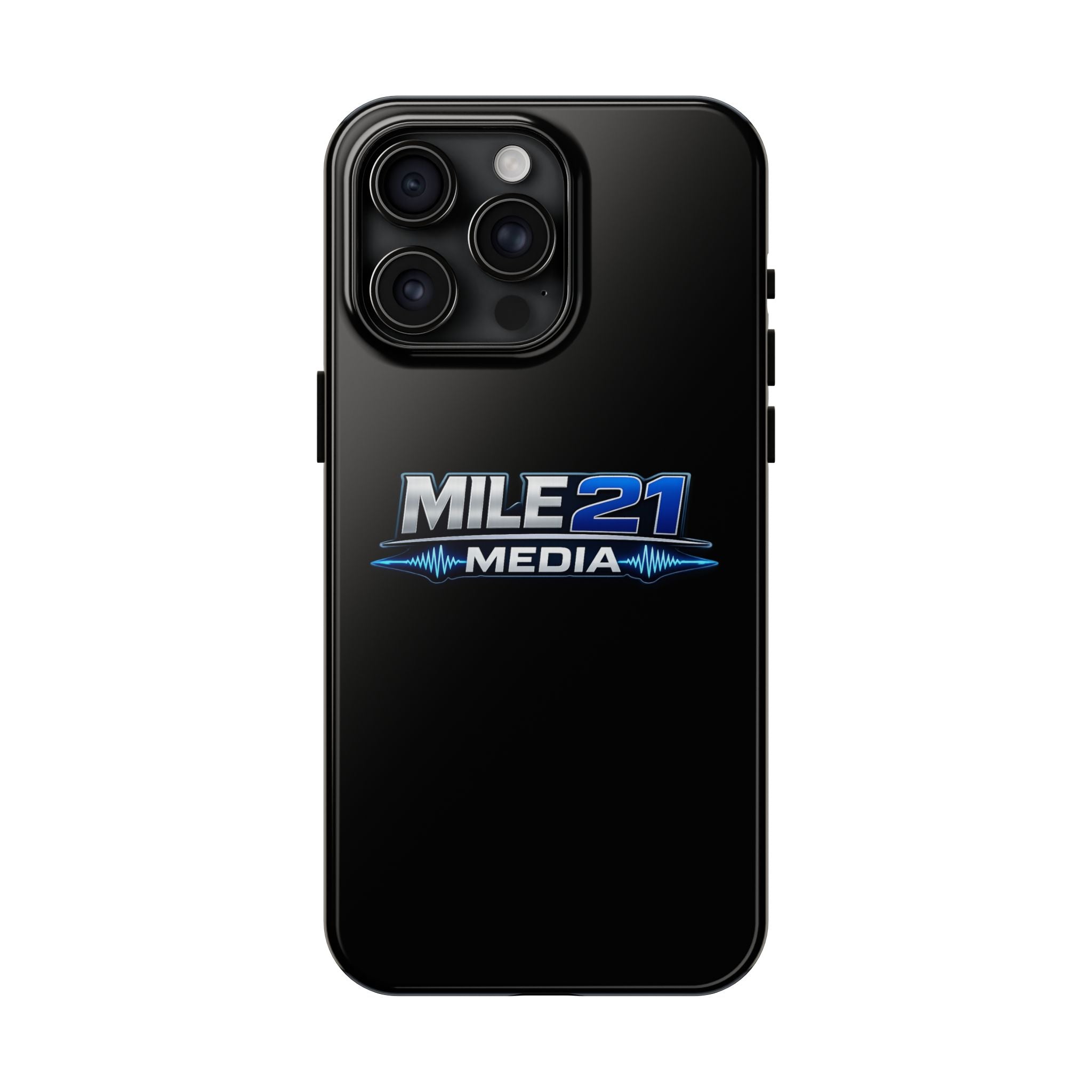 Mile21 Media Tough Phone Case — Protective Slim Shockproof Cover with Logo