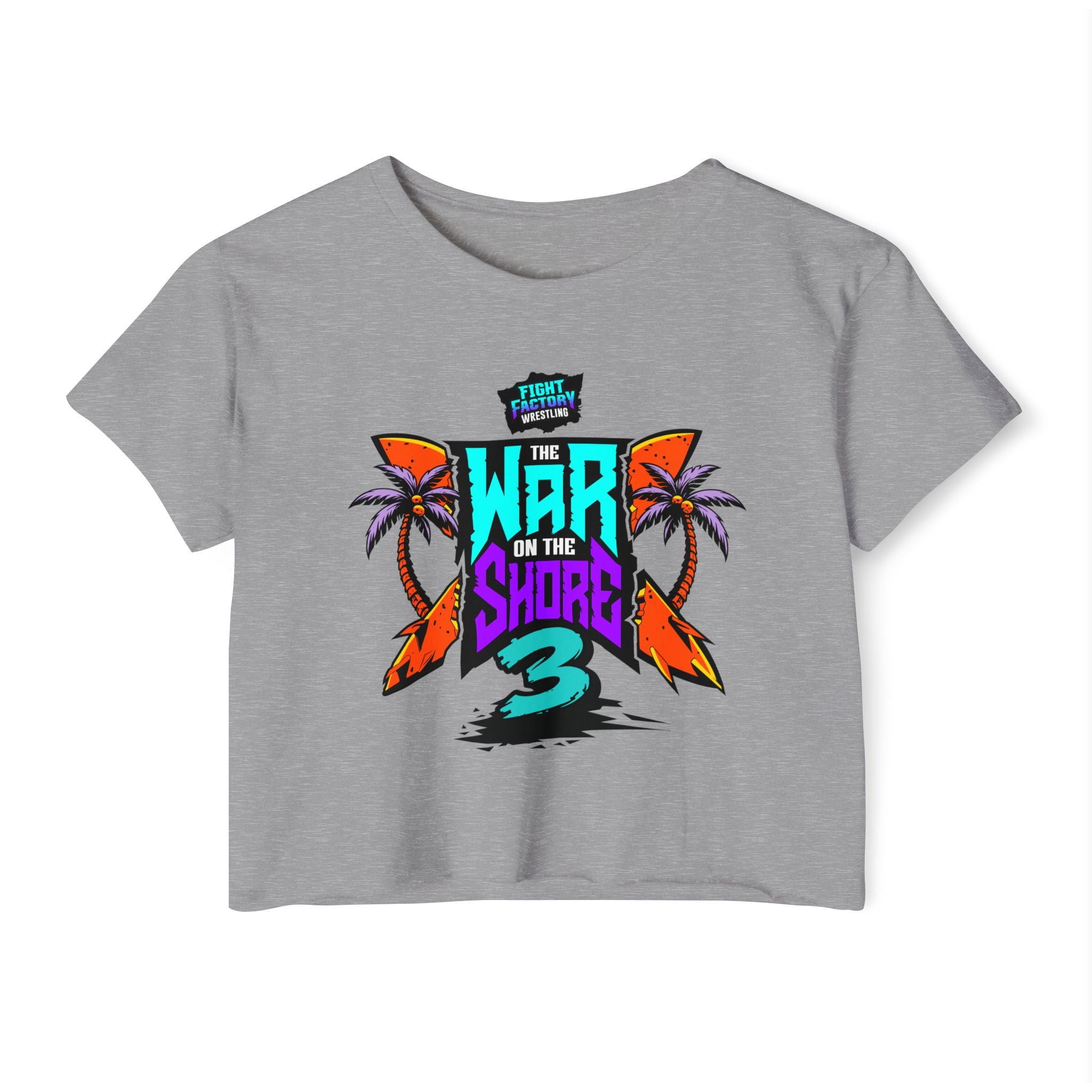 War On The Shore 3 - Women's Crop Top with Short Sleeves