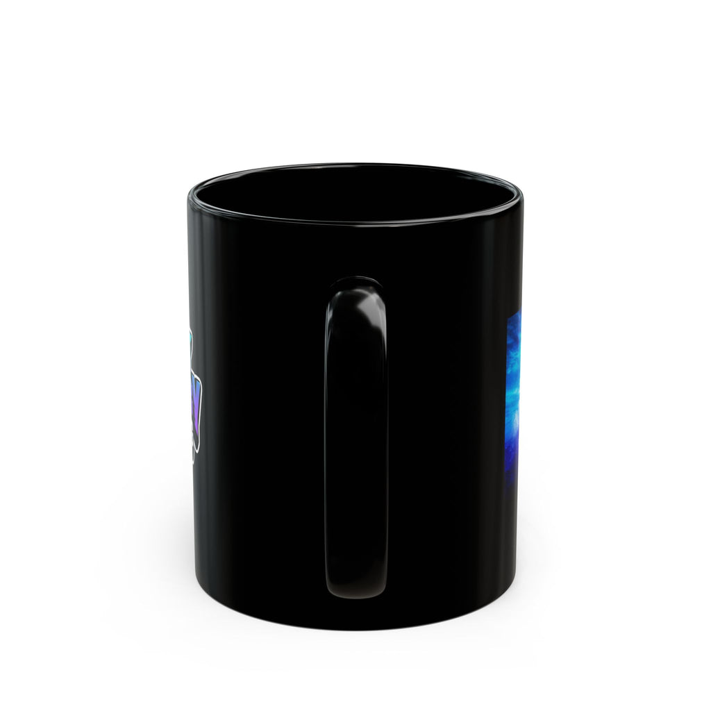 Fight Factory Wrestling & War On Shore 3 Logo Mug — Black Coffee Cup (11oz & 15oz)