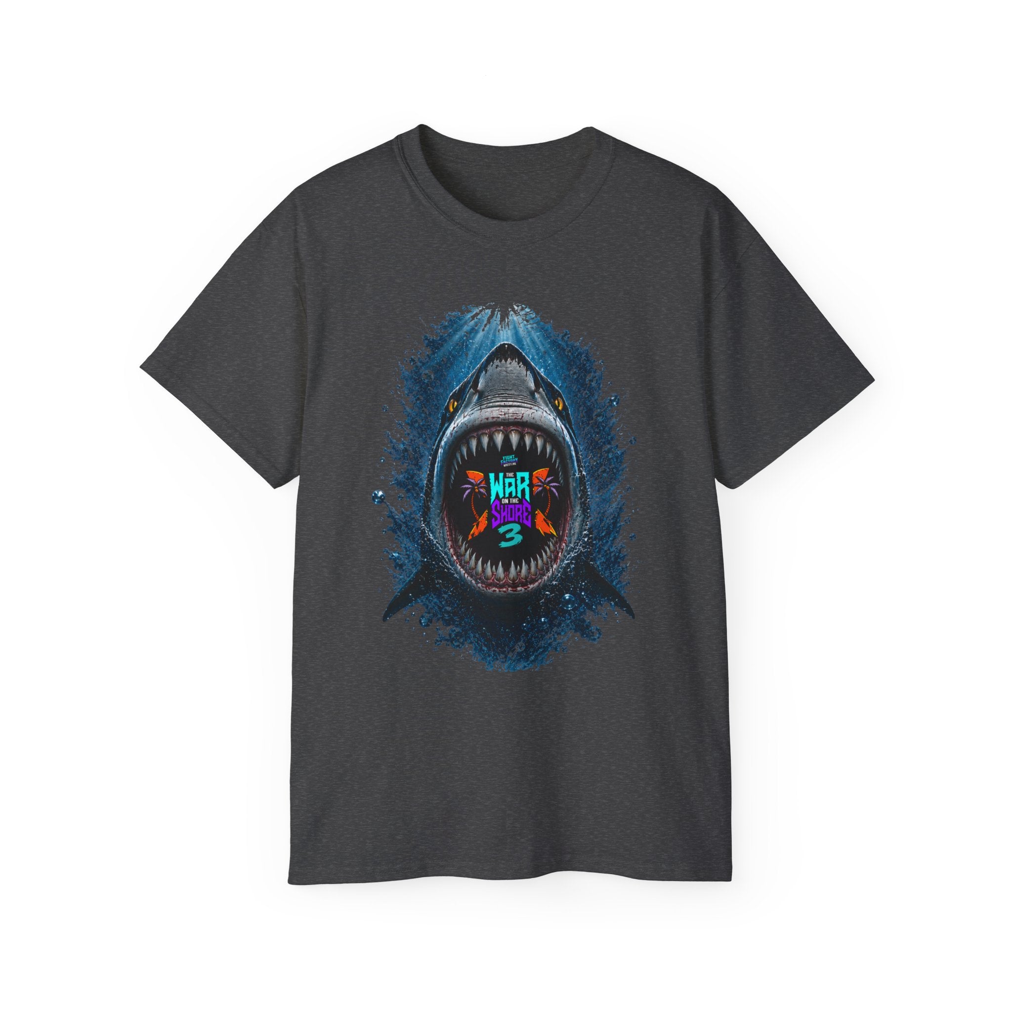 Fight Factory Wrestling - SethCollection - War On The Shore 3 Shark Attack Tee!