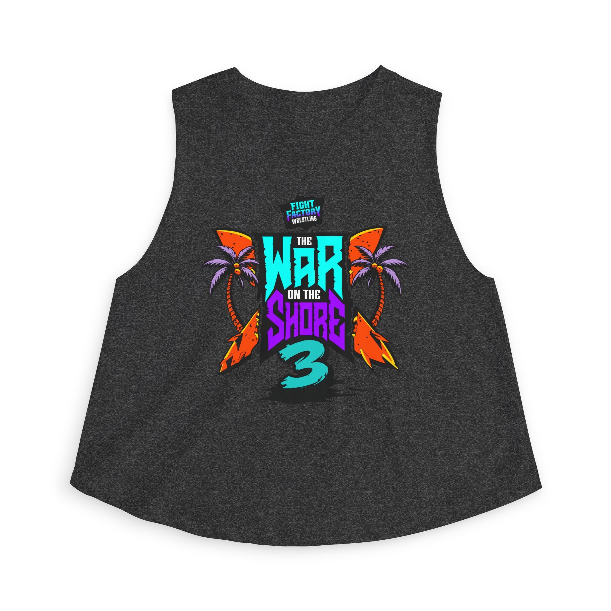 War On The Shore 3 Women's Crop /Razor Back Shirt